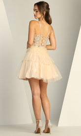 Adora Design 1059 - Tiered Sweetheart Neckline Party Dress