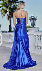Adora Design 3380 - Draped Off Shoulder Sheath Prom Gown