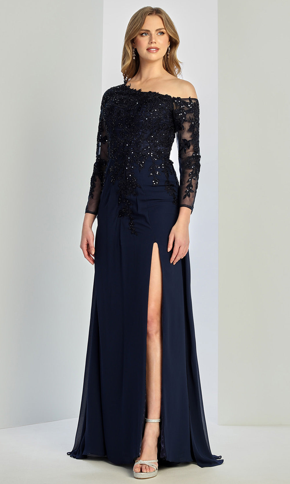 Adora Design 3245-03 - A-Line Overskirt Gown