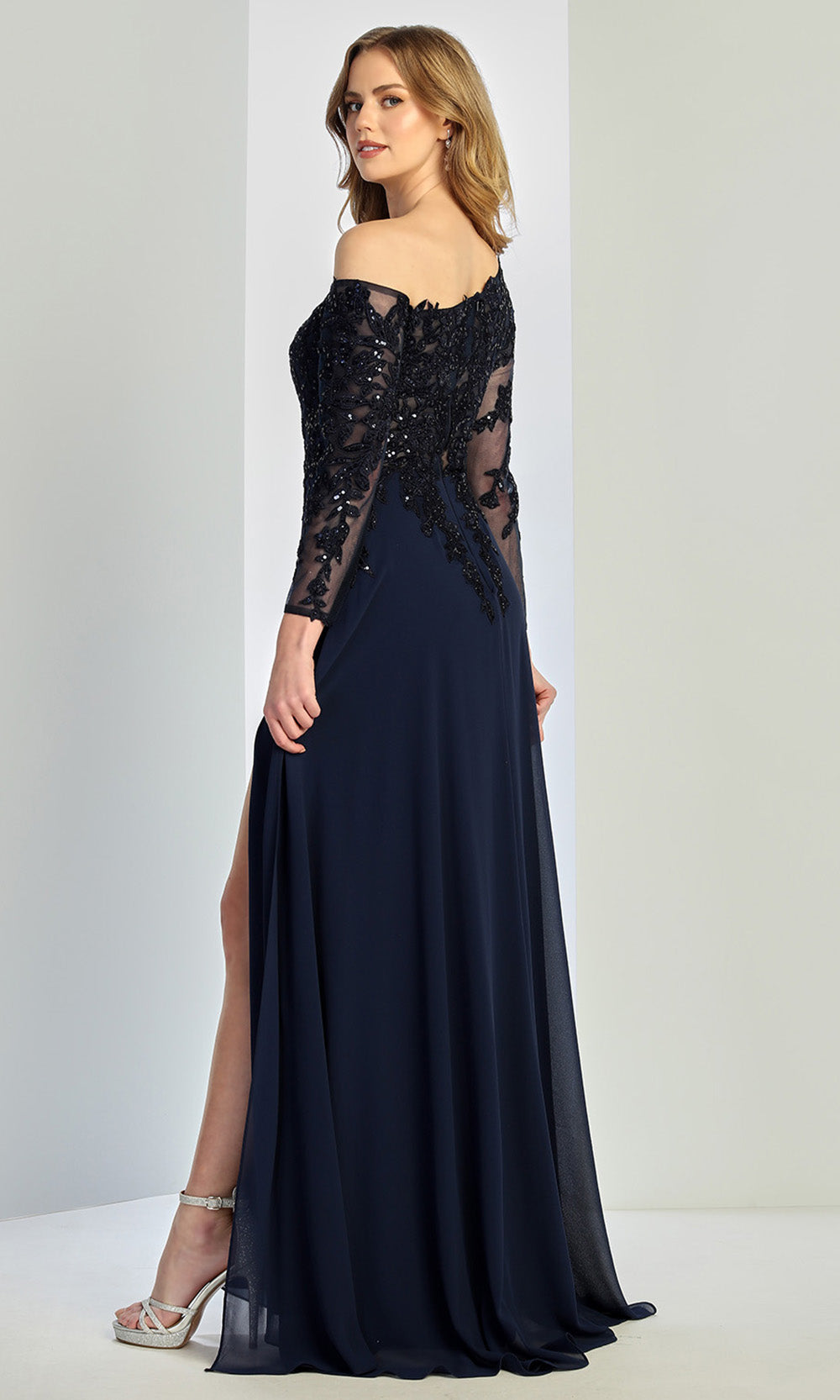Adora Design 3245-03 - A-Line Overskirt Gown