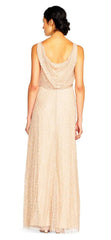 Adrianna Papell - AP1E201759 Sleeveless Popover Sequined Gown